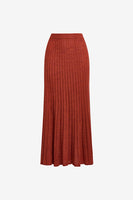 Maliparmi merino ribbed blend skirt