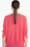 Janice cashmere trui dash coral