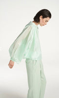 Femmes du sud Blouse genevie light green