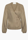 Aimee the label jean blouse taupe