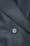 Closed nappa leather blazer