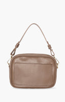 Janice leren crossbody bruce taupe