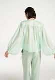 Femmes du sud Blouse genevie light green