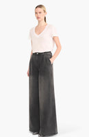 Janice wide pipe jeans dollar grijs