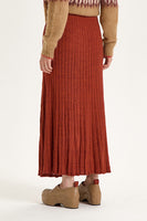 Maliparmi merino ribbed blend skirt