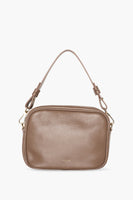 Janice leren crossbody bruce taupe