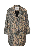 Rabens Saloner jacqlin leopard coat