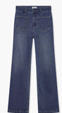 Janice flared high rise jeans jagger blauw 111