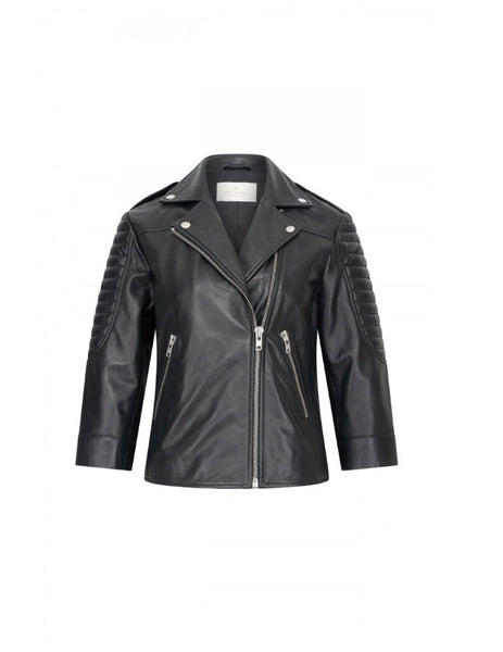 Aimee the label kasia leather jacket