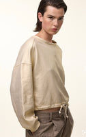 Femmes du sud collin sweater gold